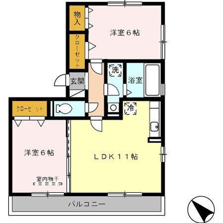 T-Roomの物件間取画像